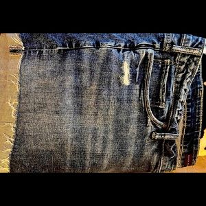 Plus Size, Silver Suki Mid Rise Jean Short